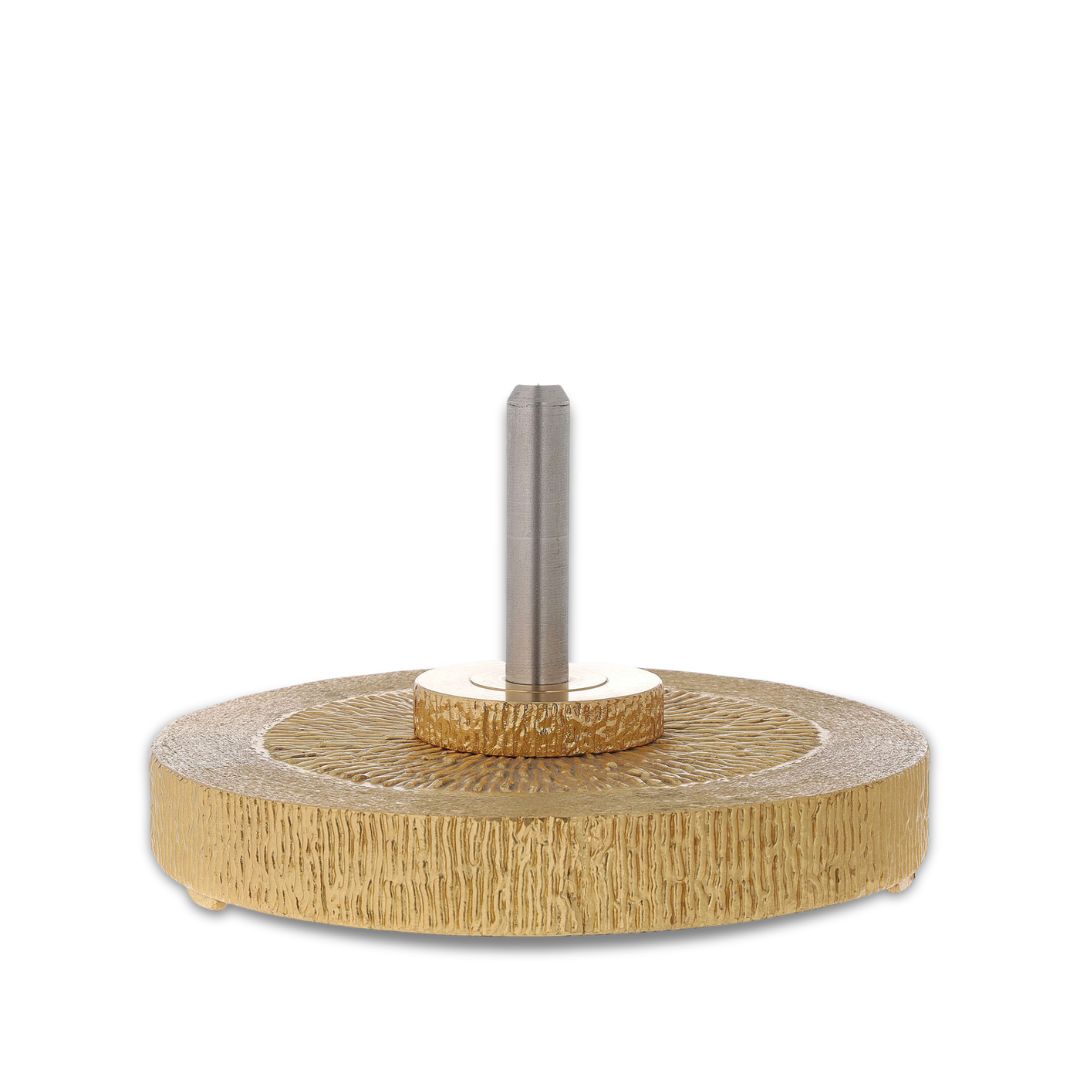 Processional Cross Base in Gold Bronze finish. Made in Italy and sold by The Clergy Store