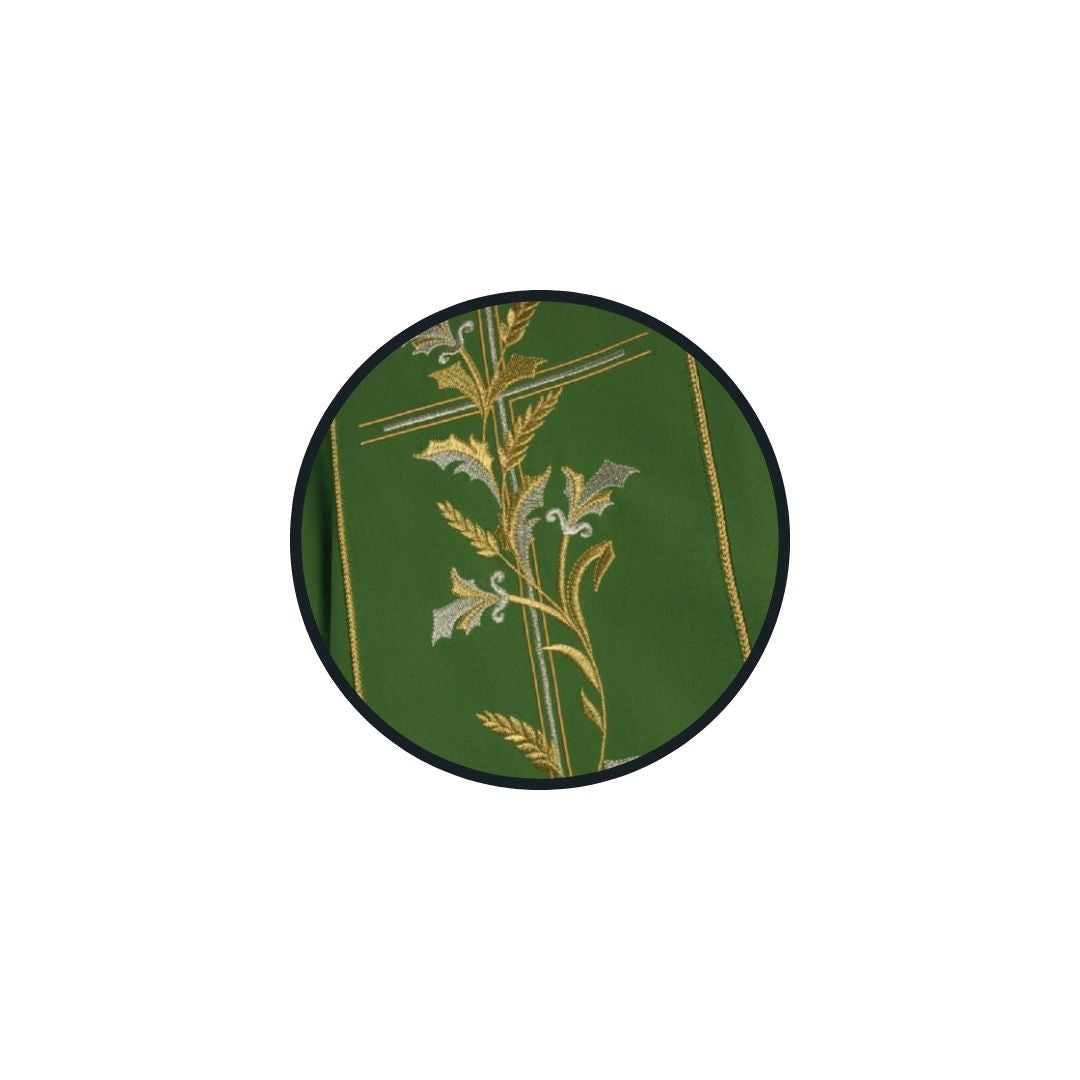 Chasuble | Cross and Wheat Motif | A501