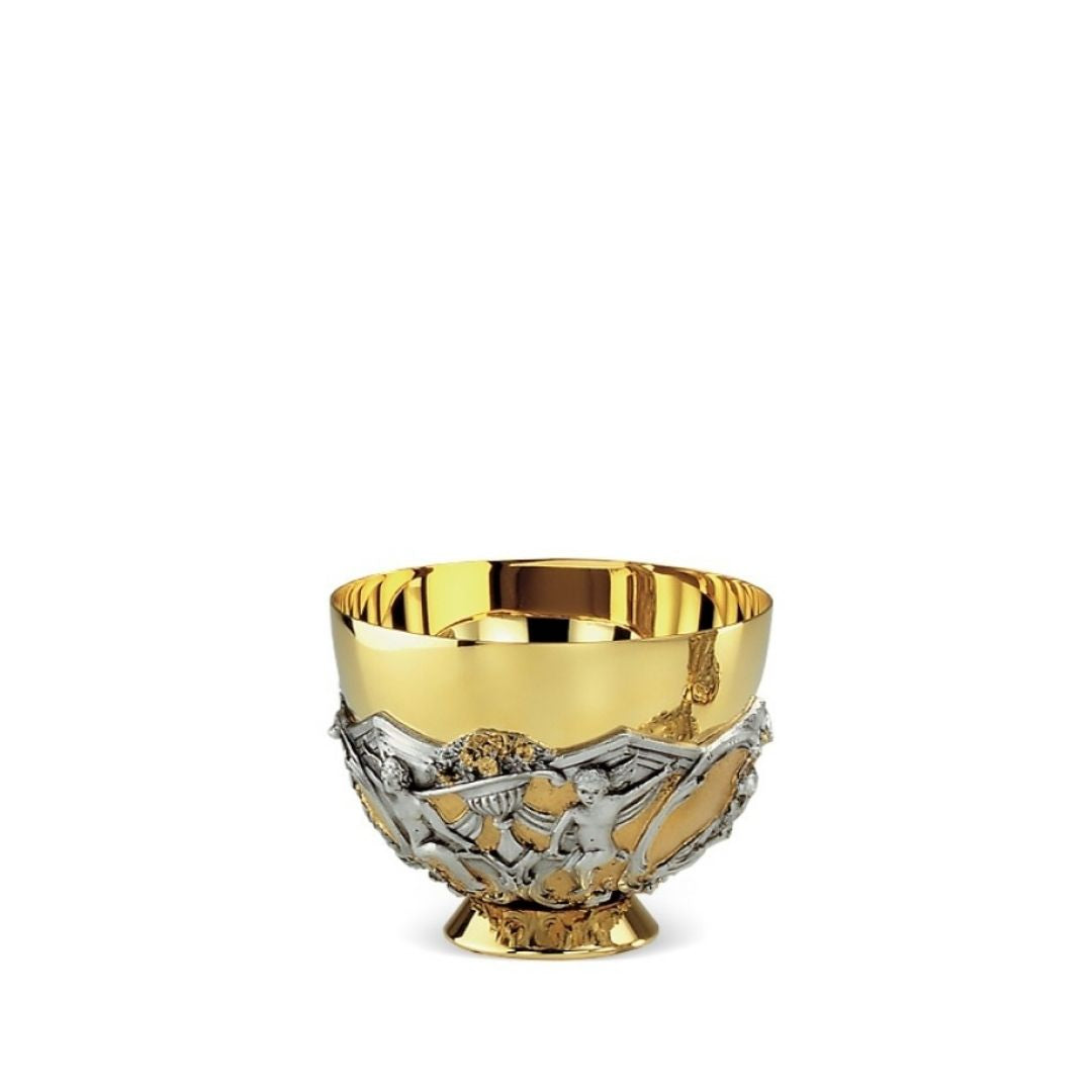 Ciboria classic in two tone silver and gold finish. By Desta Italy and sold by The Clergy Store