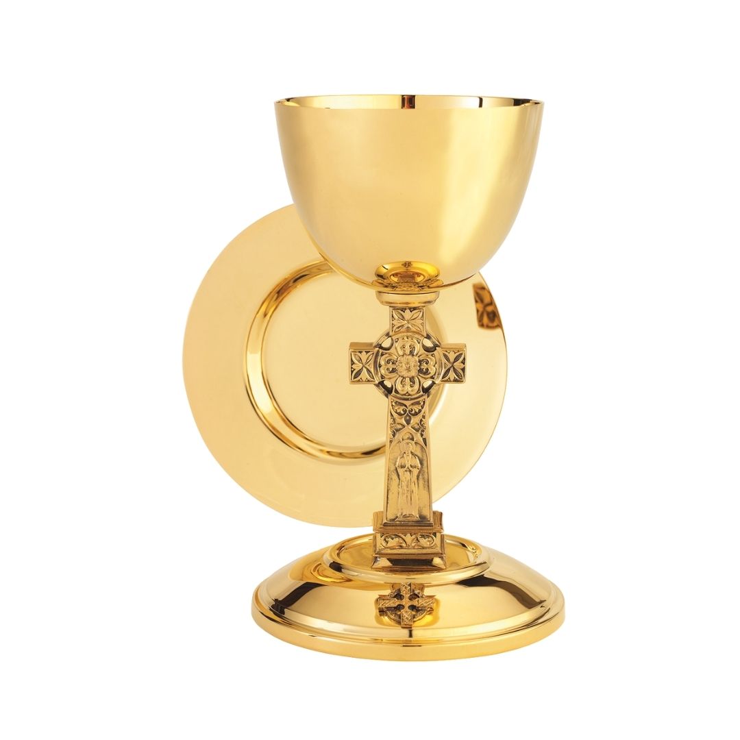 Chalice made in the U.S.A. New beginnings. 24K Gold plated.