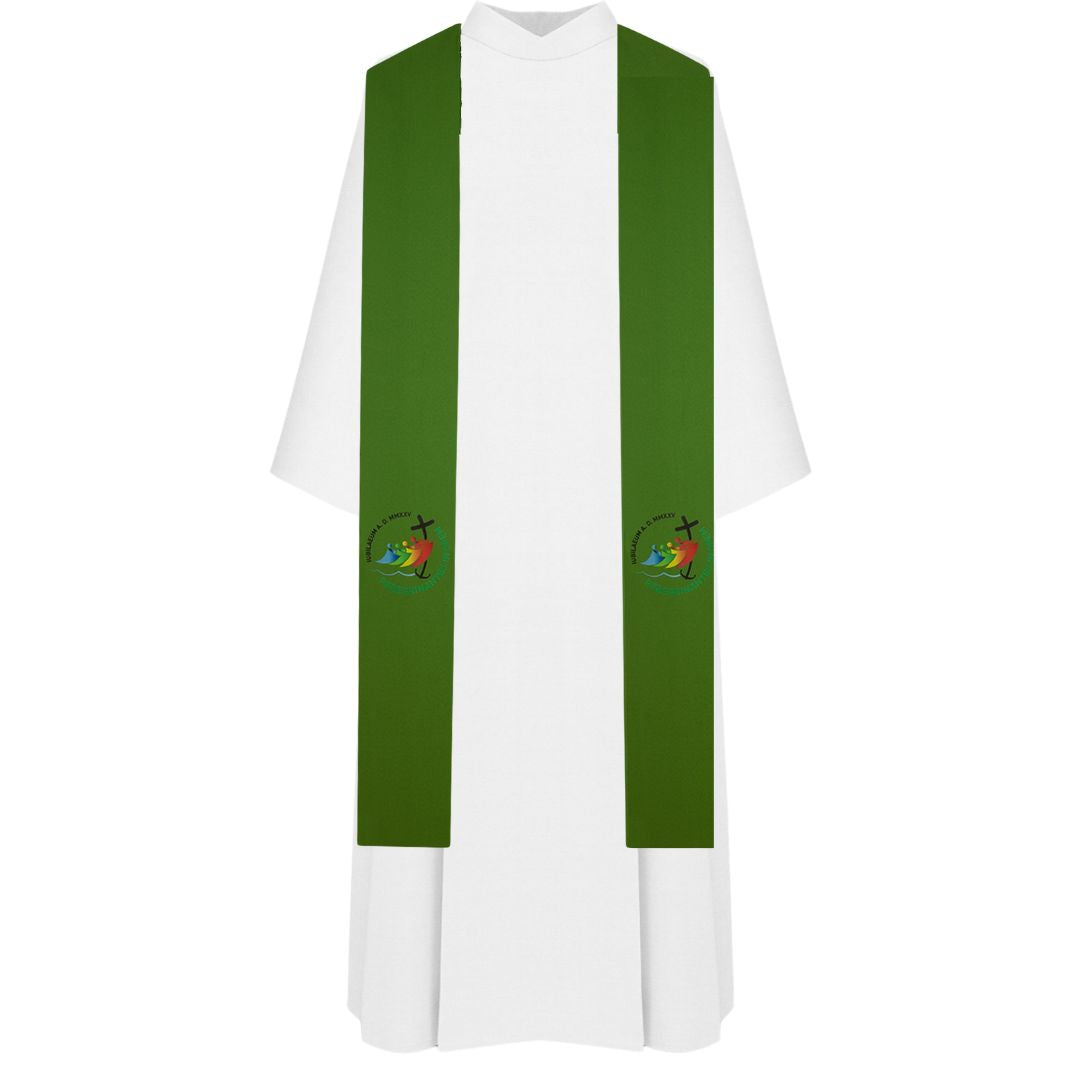 Jubilee 2025 priest stole. Made in Italy and sold by The Clergy Store