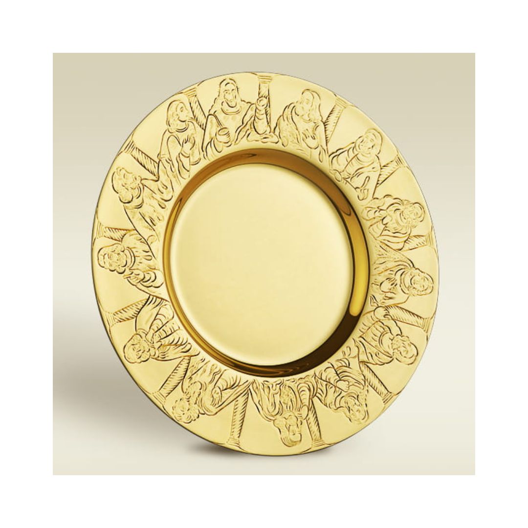 Chalice Well Paten 530 Last Supper sold by The Clergy Store