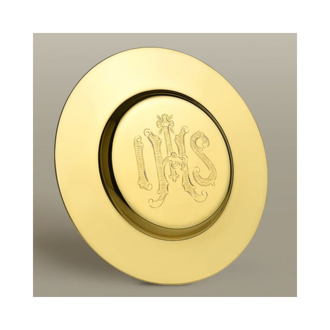 Chalice Well Paten with IHS 600 sold by The Clergy Store