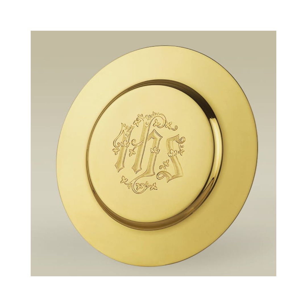 Chalice Well Paten with IHS 600 sold by The Clergy Store