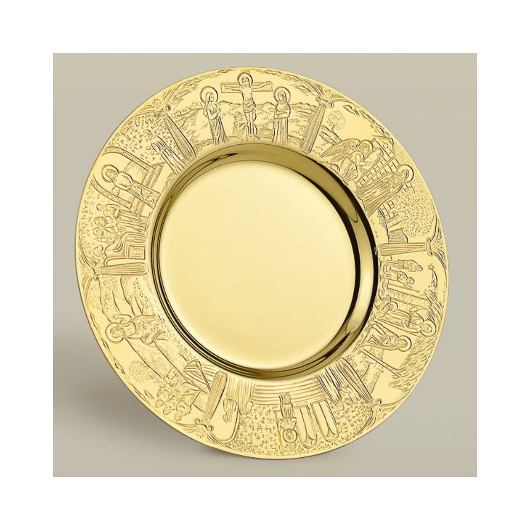 Chalice Well Paten 531 Life of Christ sold by The Clergy Store