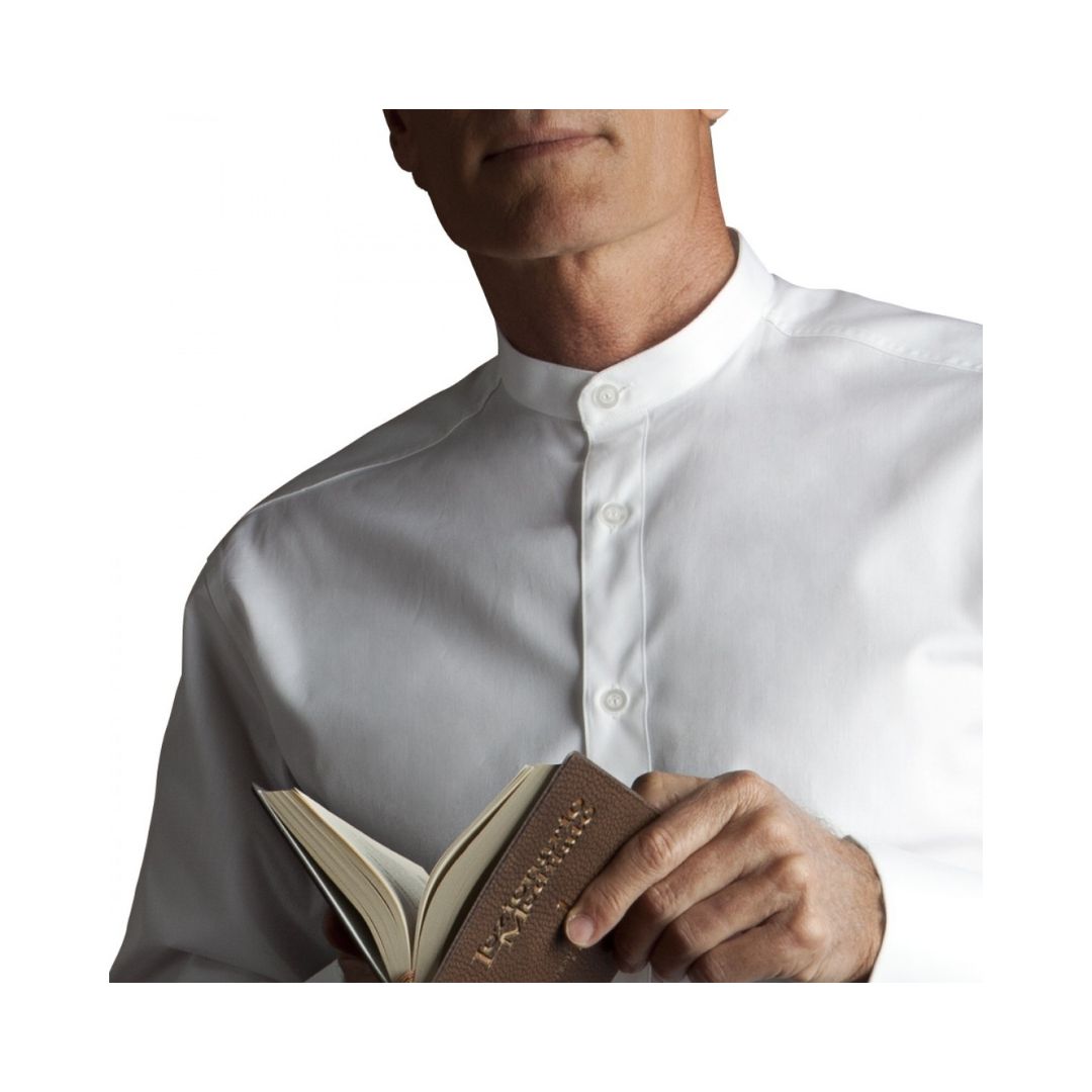 Clergy Shirt | Cassock Long Sleeve | Cotton Blend | LS-166