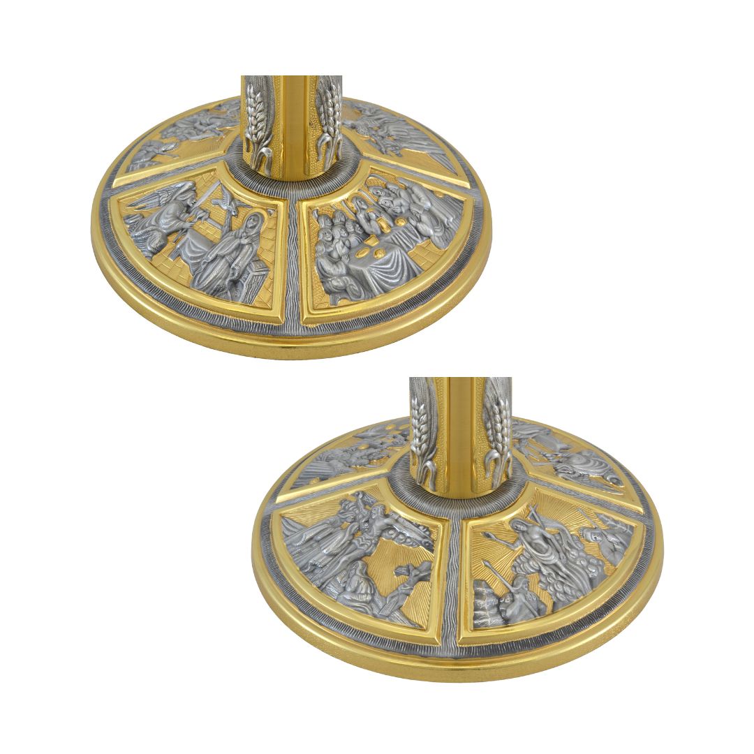 Monstrance Life of Crist by Mollica, Italy style # 1080