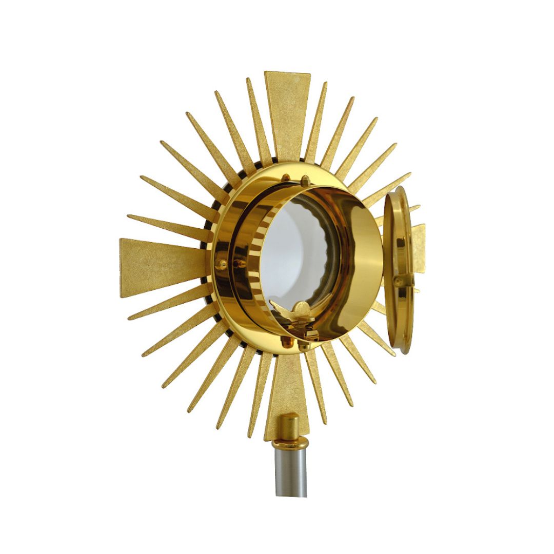 Monstrance Ears of Wheat and Grapes By Mollica style #3306