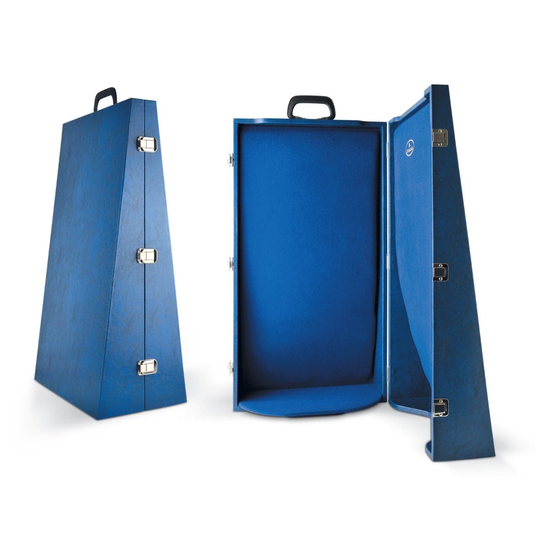 Monstance storage case with leatherette and velvet lining