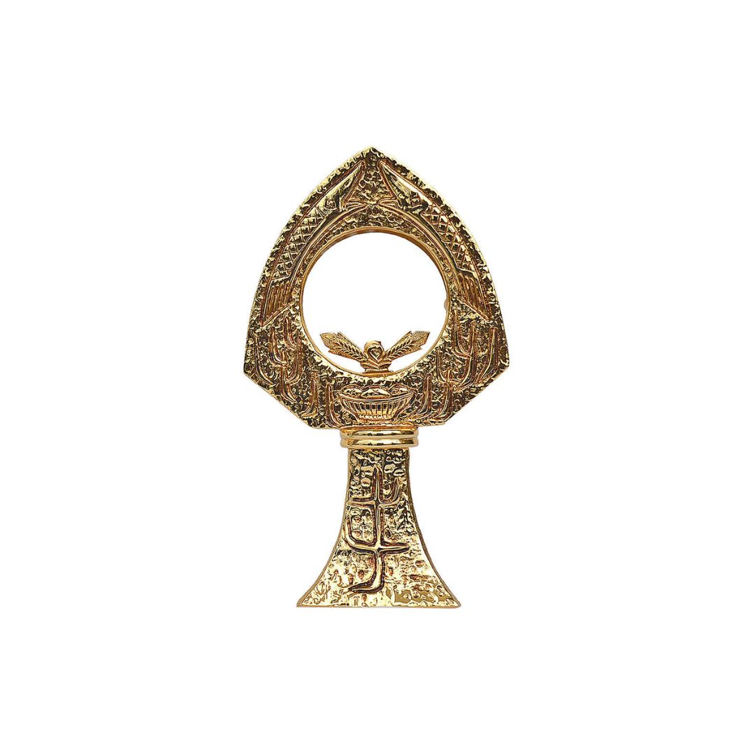 Monstrance with Luna OS-24 Gold. Made by Napoletana Arte Sacra