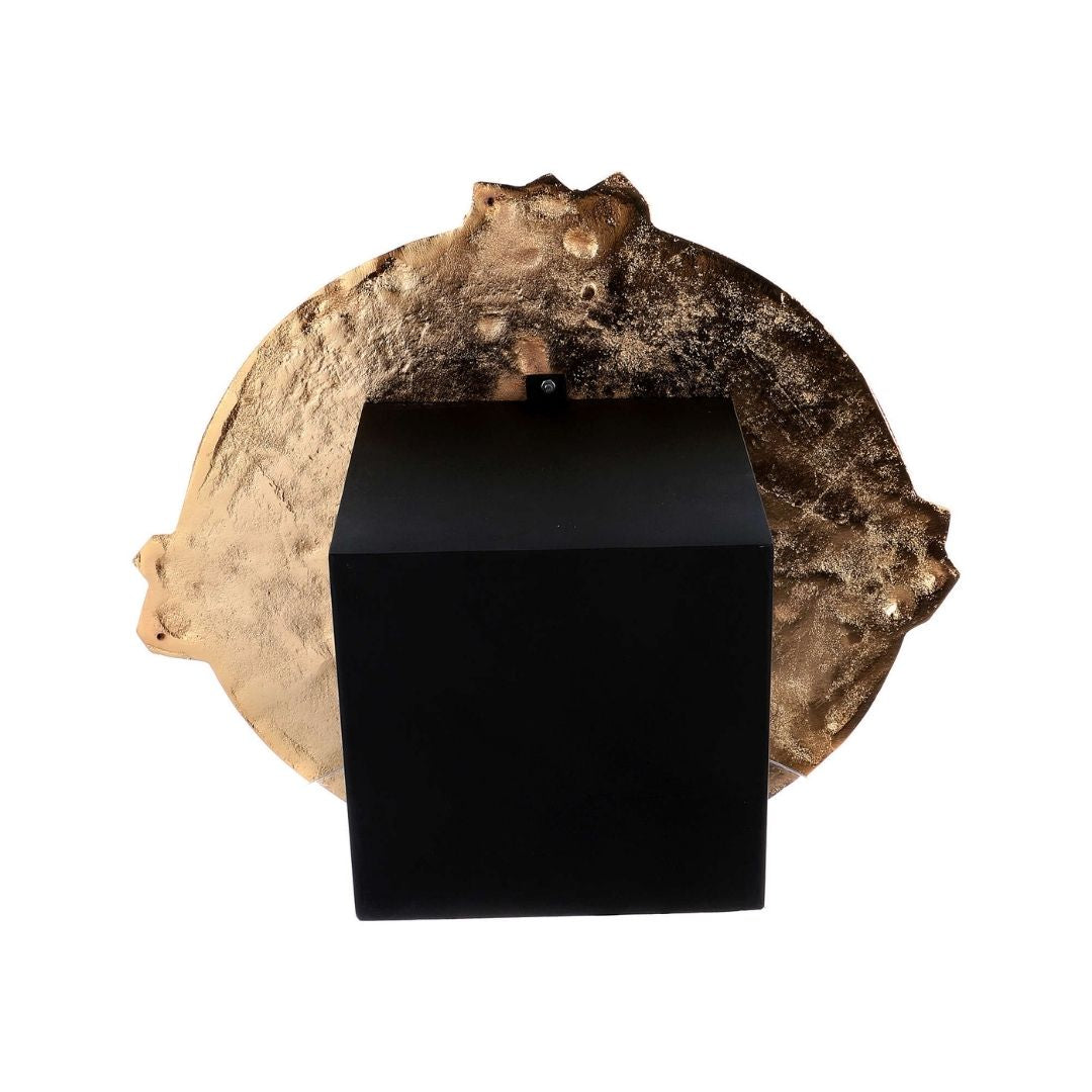 Wall Tabernacle with Chi Rho 24K-Gold & Silver plated. Single door. Made by Napoletana Arte Sacra