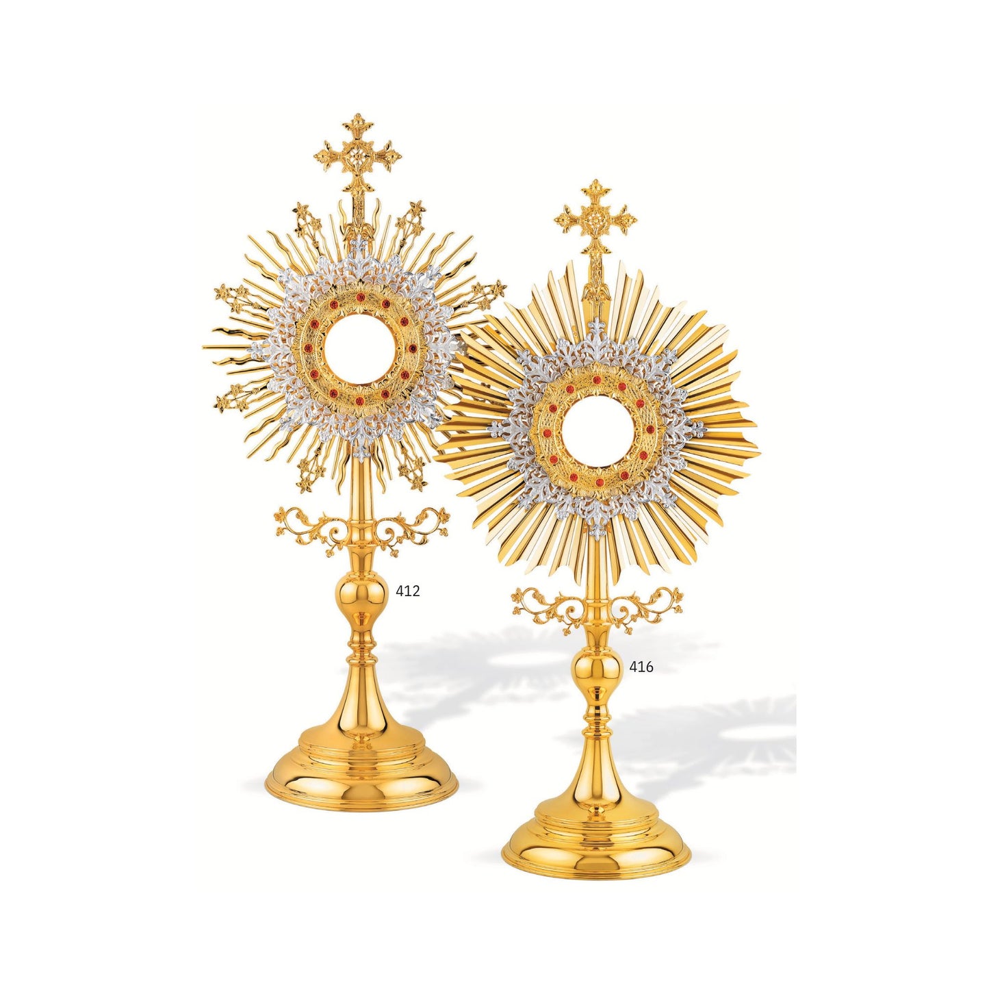Traditional Monstrance Made in Poland and sold by The Clergy Store