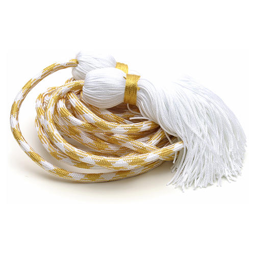 Liturgical Italian cintures for Vestments with Tassel. Made in Italy