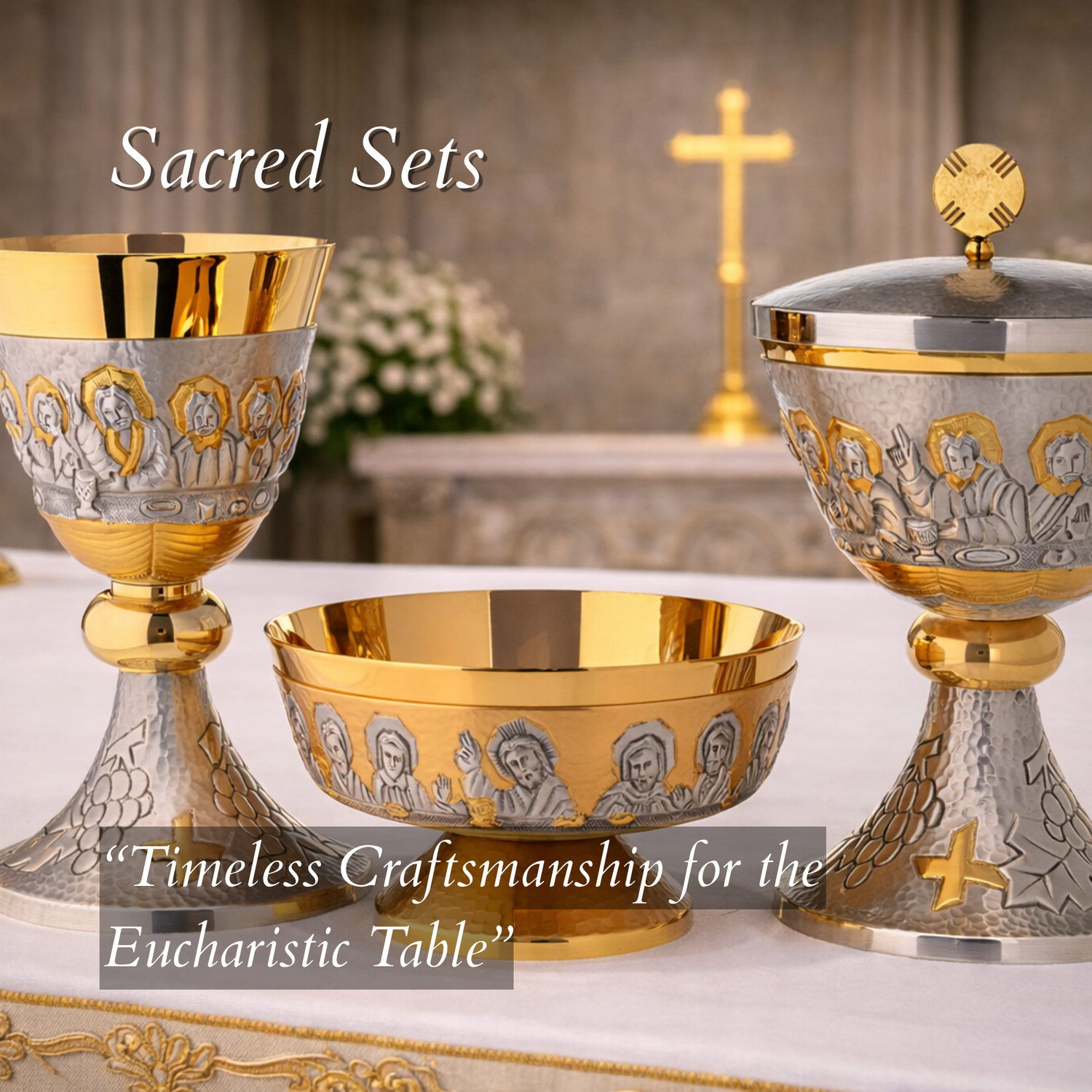 Chalice and Ciborium Collection By The Clergy Store