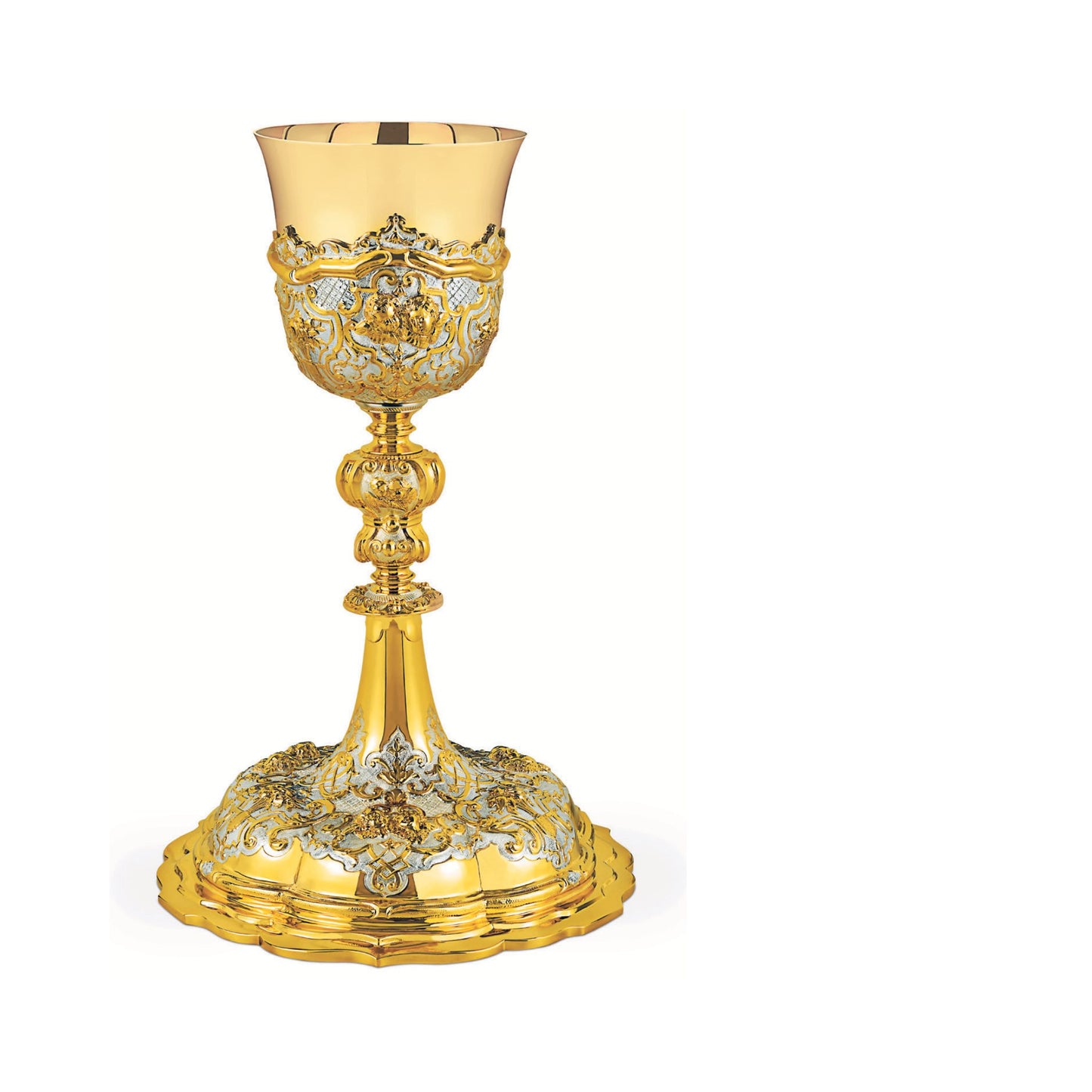 Chalice and Paten in Baroque Style #084