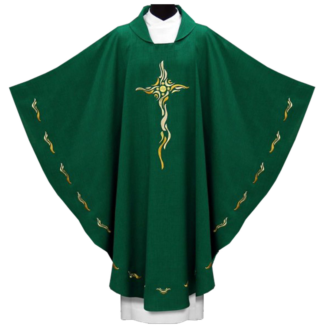 Green chasuble by Alba Poland Style# 1-104