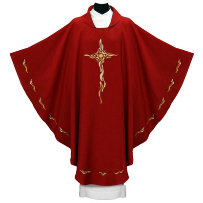 Red chasuble by Alba Poland Style# 1-104