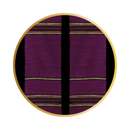Liturgical stole 100% woven in  purple.