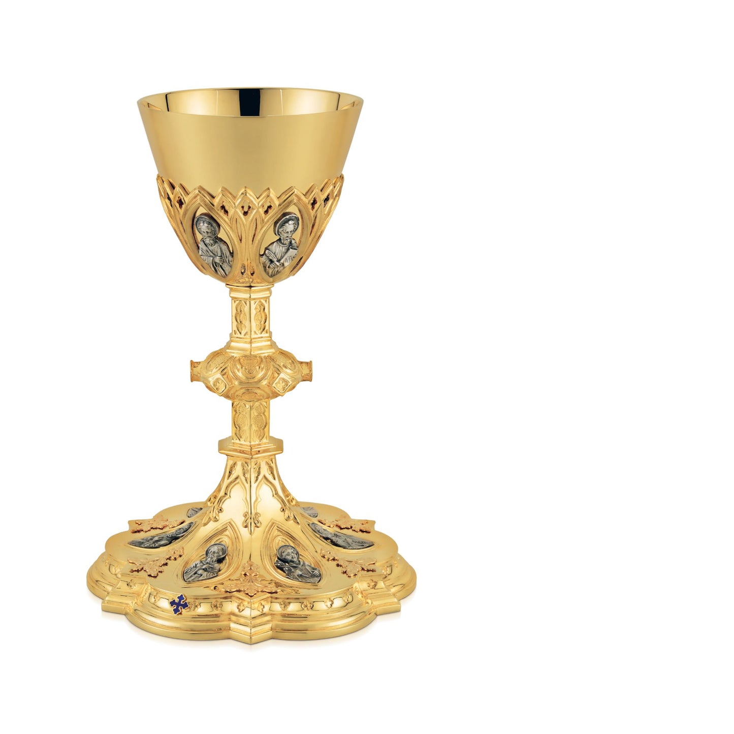 Chalice and Paten with medallions of the Twelve Apostles style 112