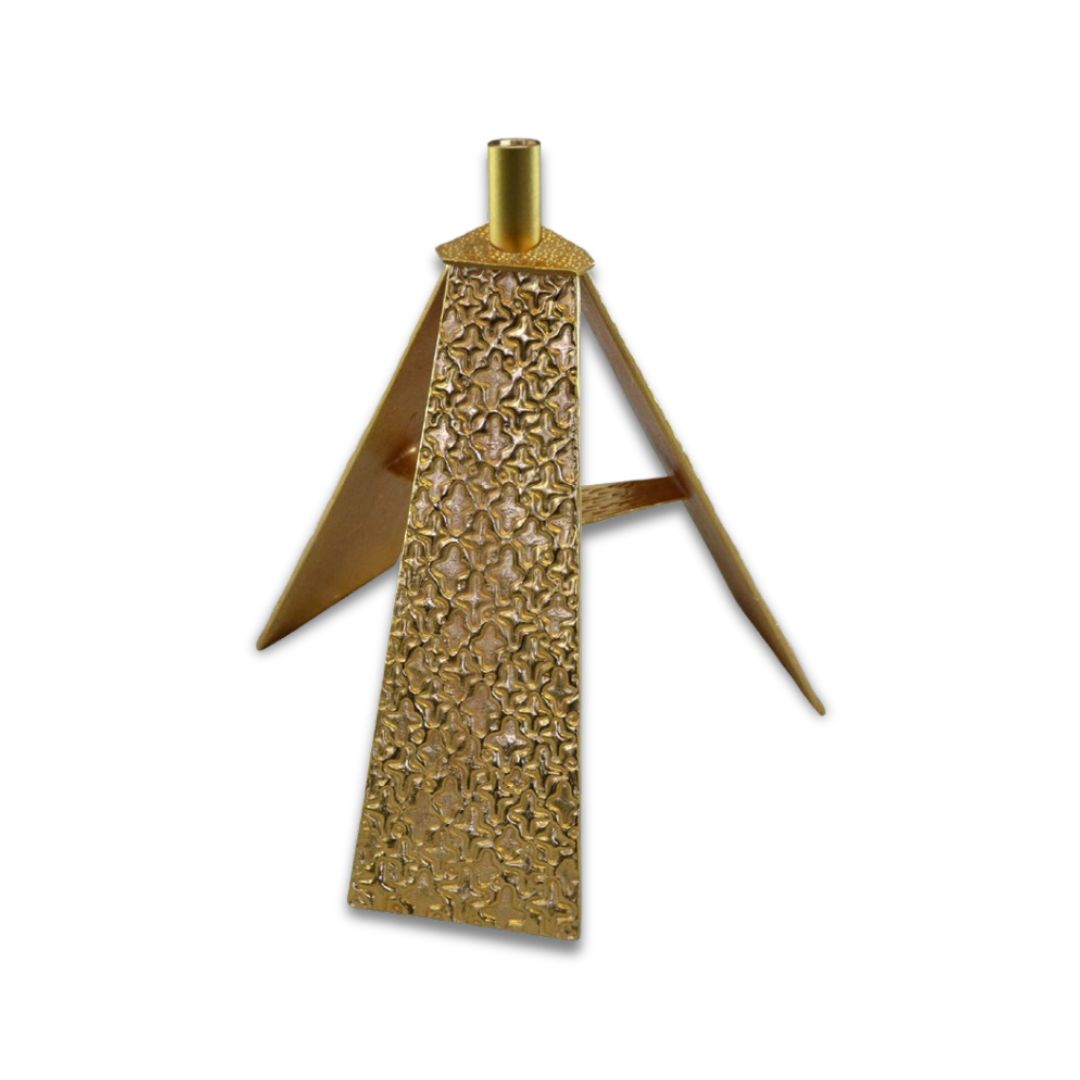 Processional Cross Base in Gold Bronze finish. Made in Italy and sold by The Clergy  Store