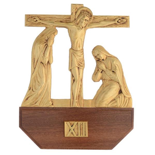 Gold plated stations of the cross