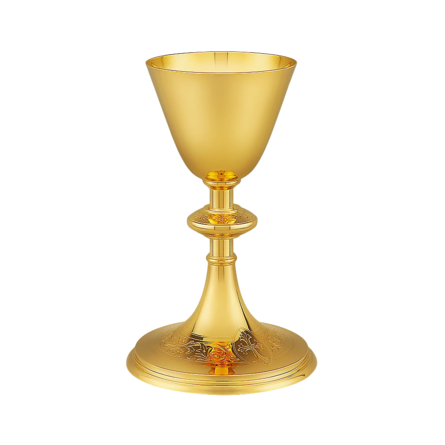 Gold plated traditional style chalice