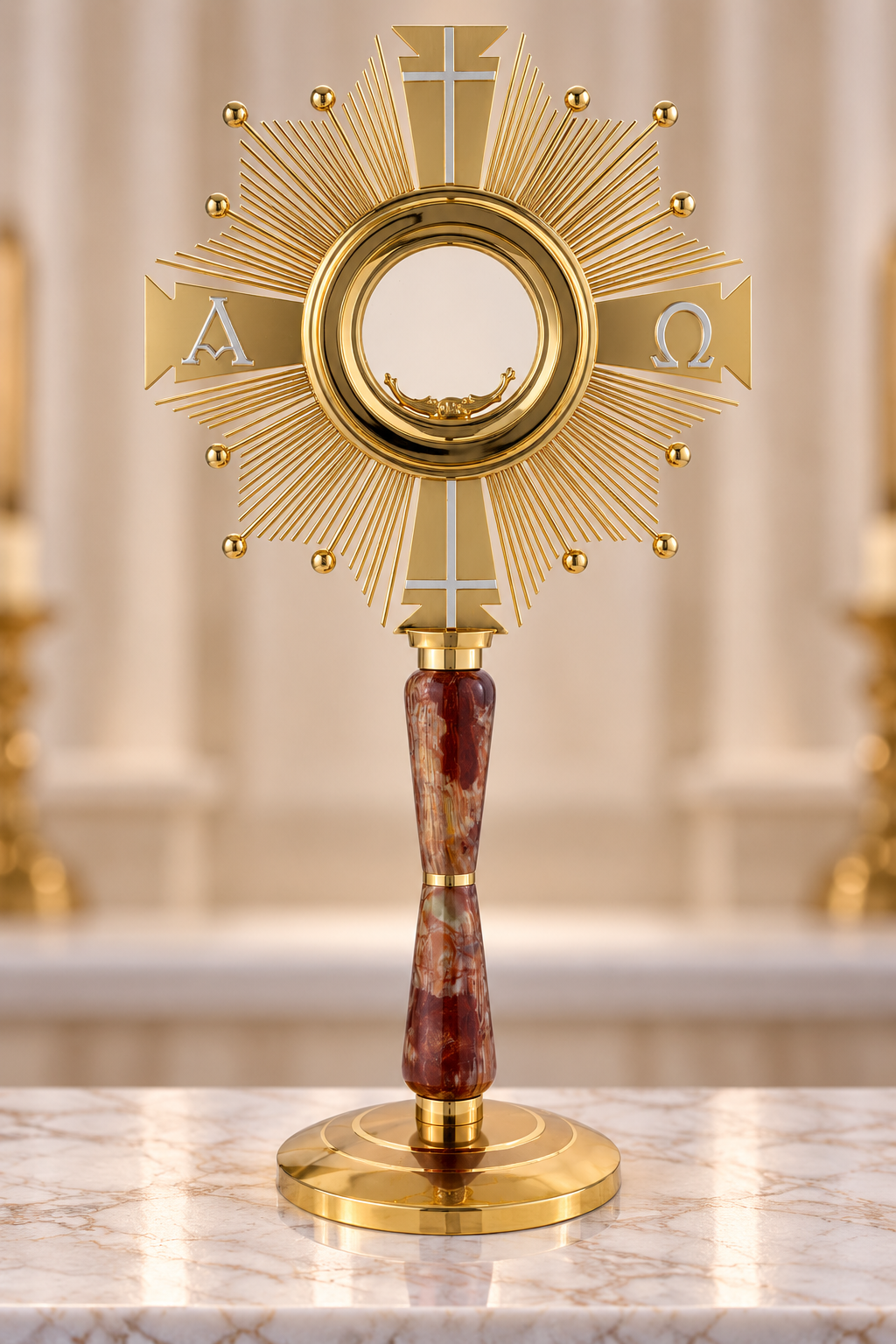 Monstrance by Mollica Italy style 1516