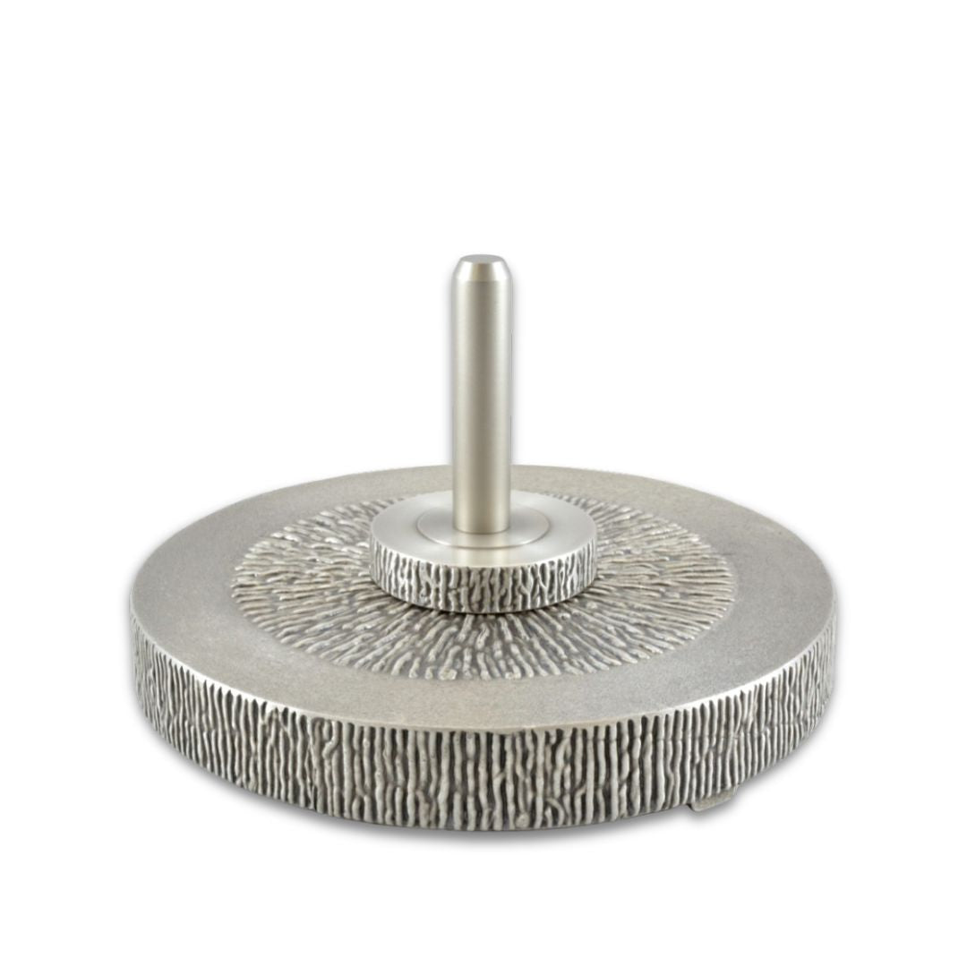 Processional Cross Base in Silver Bronze finish. Made in Italy and sold by The Clergy  Store