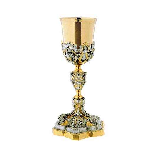 Chalice baroque style in a two tone finish