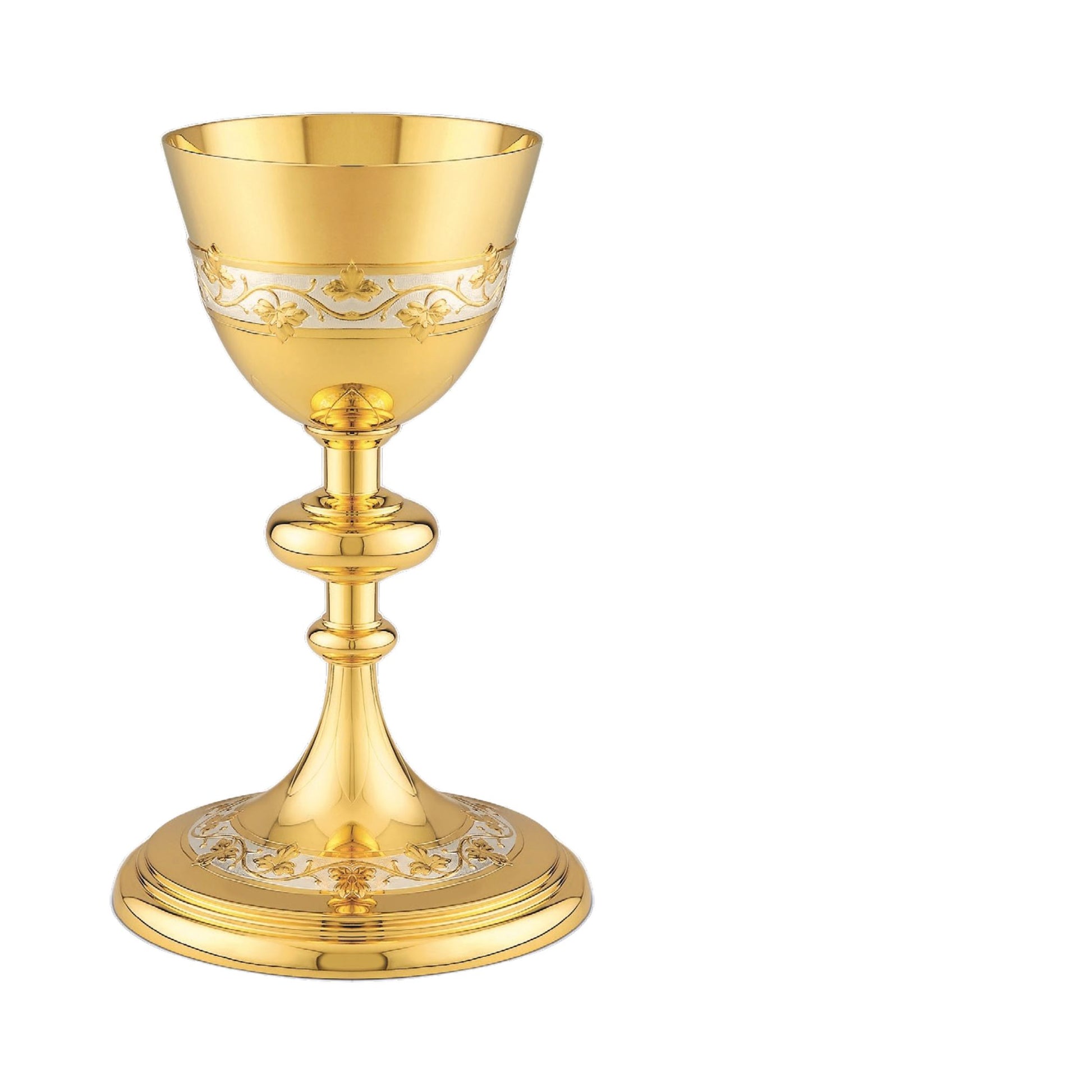 Chalice and Paten traditional style. Made in Poland and sold by The Cergy Store