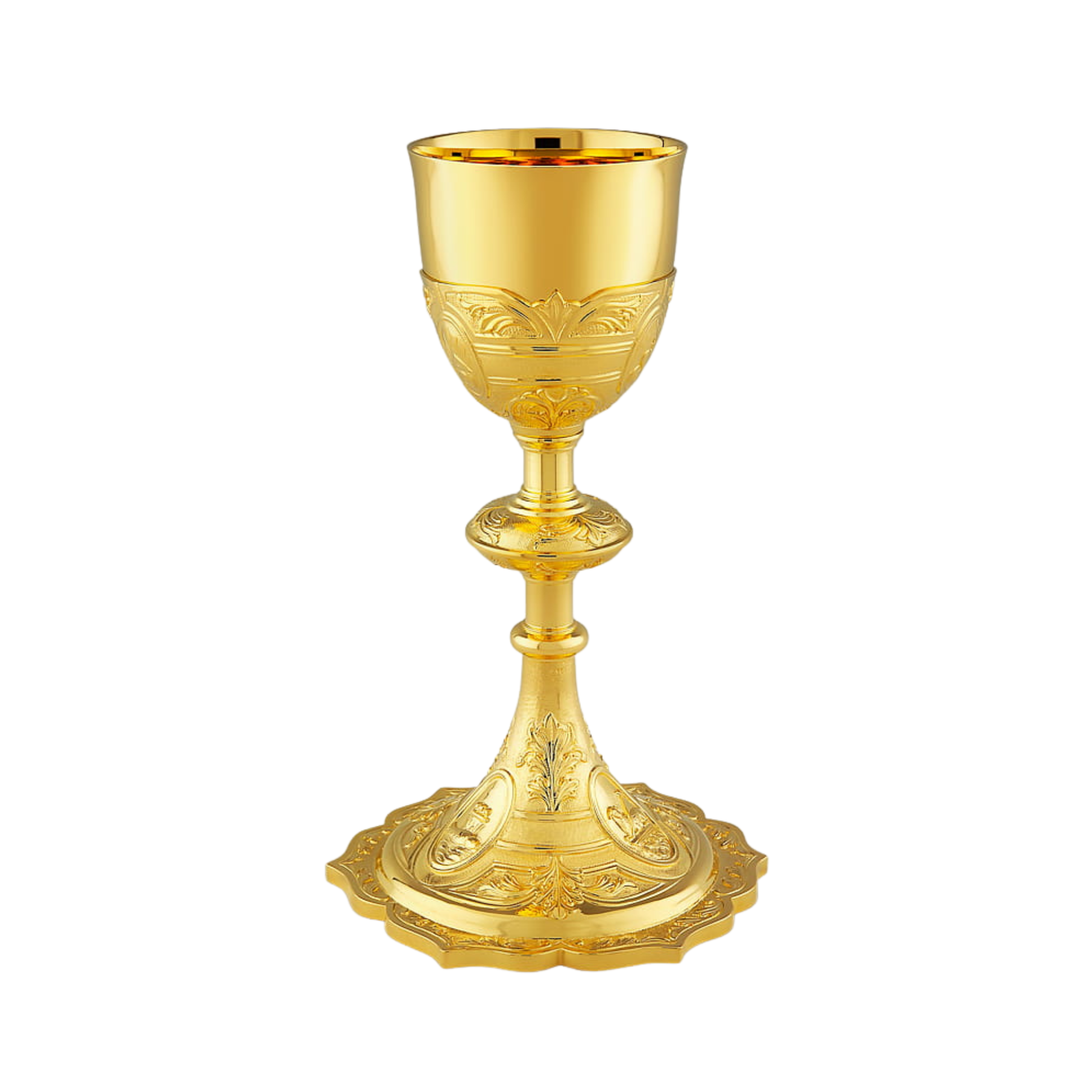 Chalice gold plated traditional style