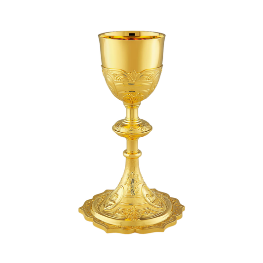 Chalice gold plated traditional style