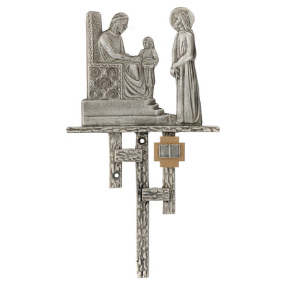 Stations of the Cross in Silver Plated Bronze. Made in Italy and Sold by The Clergy Store