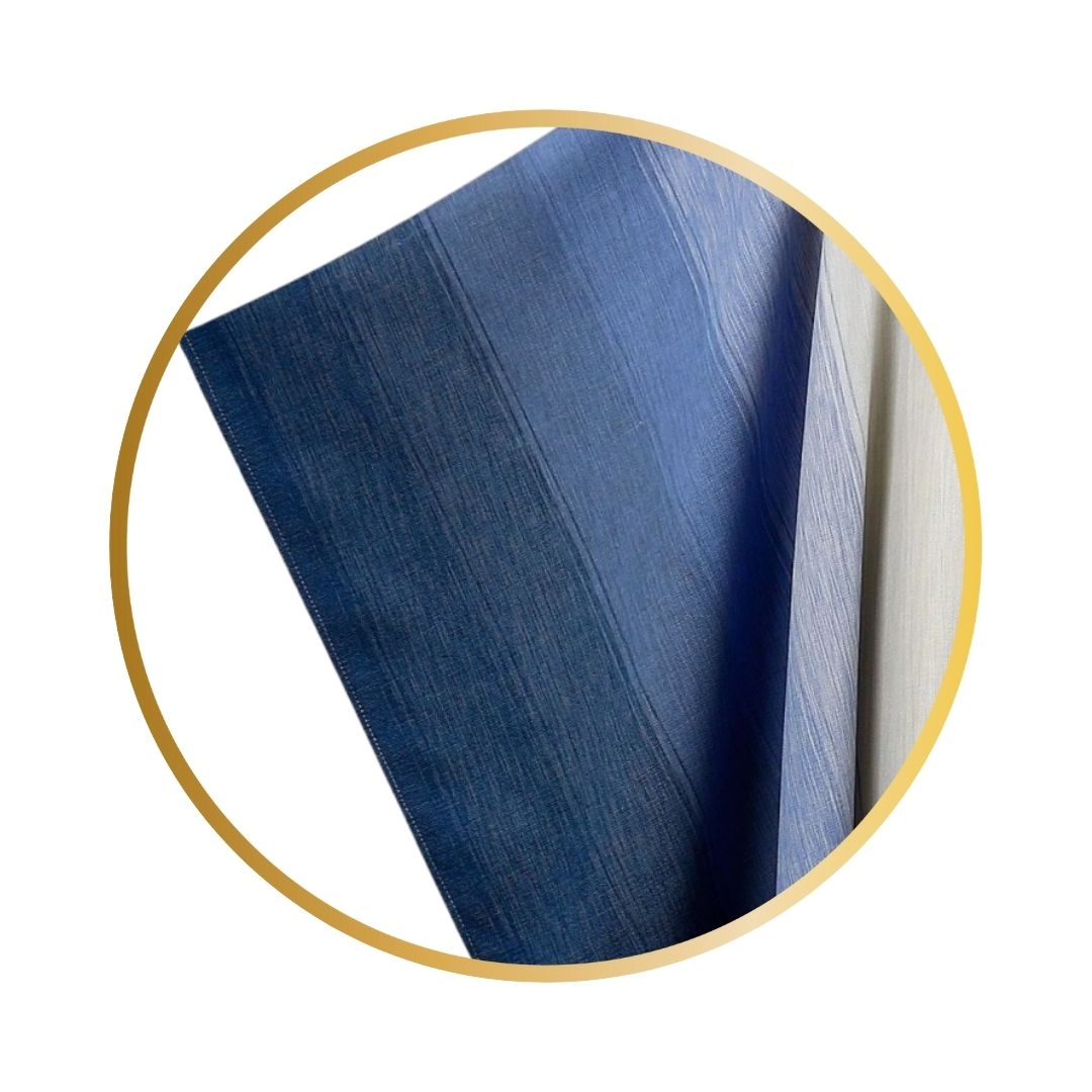 Handwoven chasuble ivory and blue. Perfect for feast of Mary celebration. 100% Wool