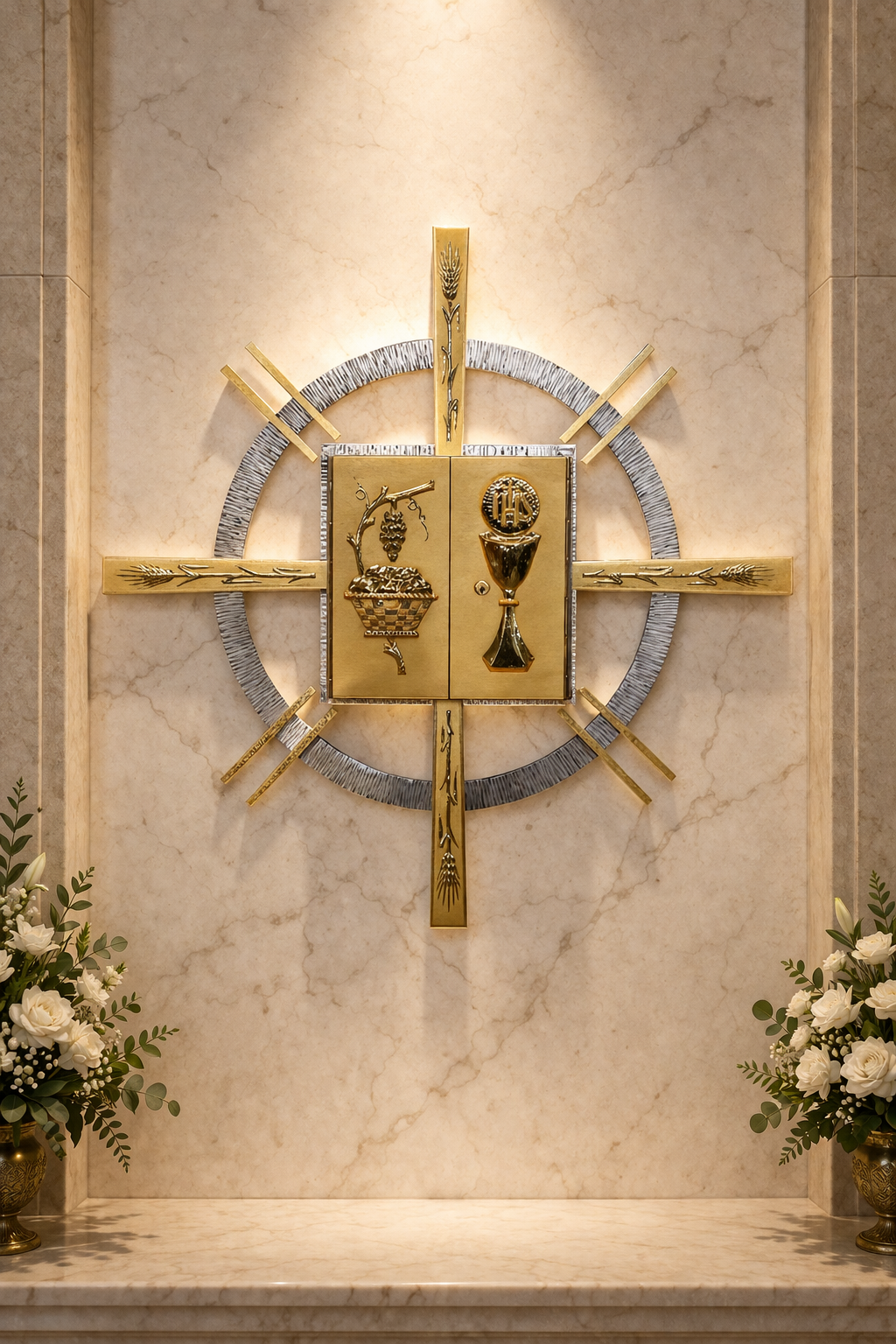 Eucharist Wall Tabernacle Made in Italy