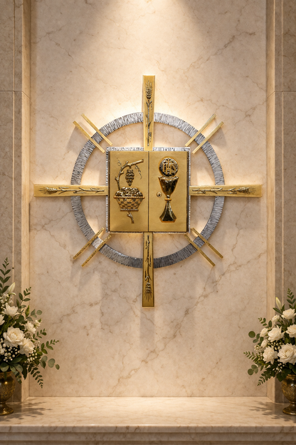 Eucharist Wall Tabernacle Made in Italy