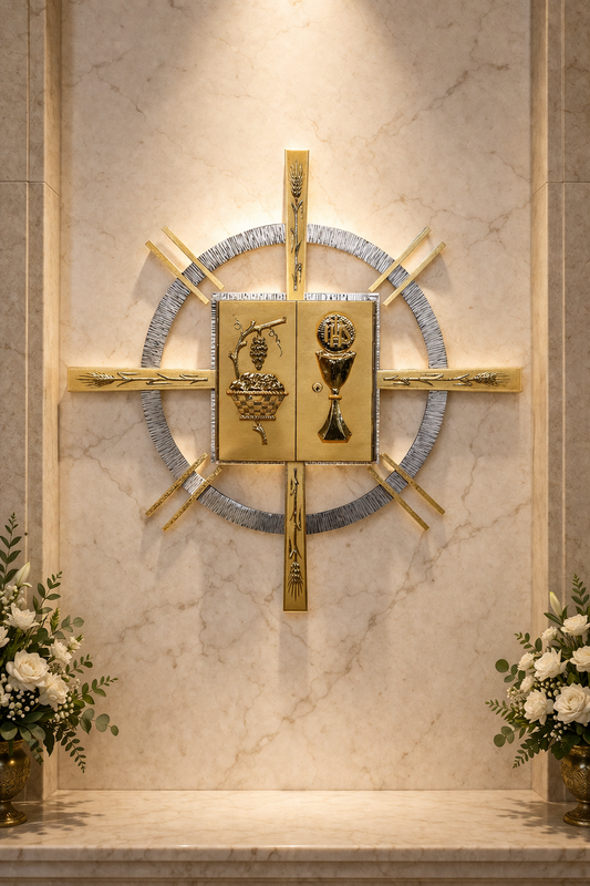 Eucharist Wall Tabernacle Made in Italy