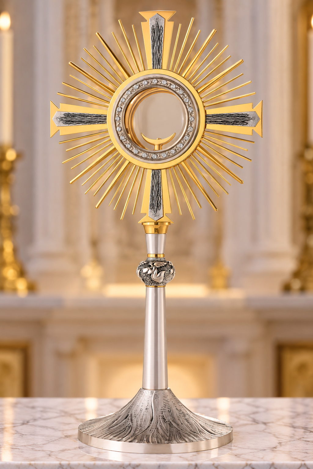 Monstrance by Mollica Italy style# 3071