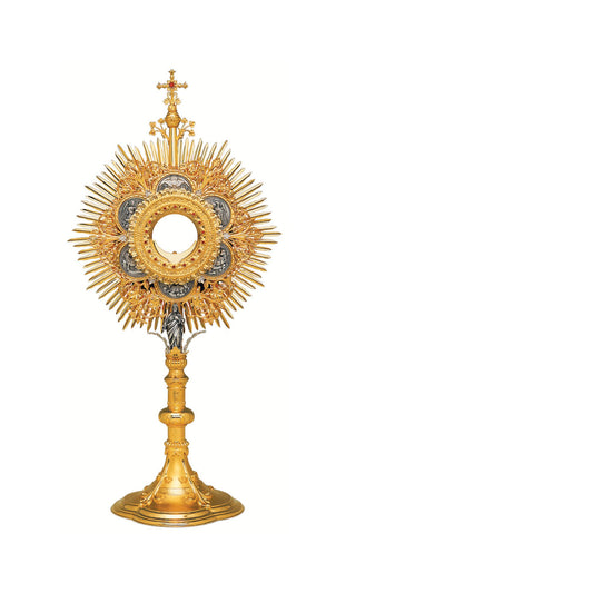 Traditional Monstrance Made in Poland and sold by The Clergy Store