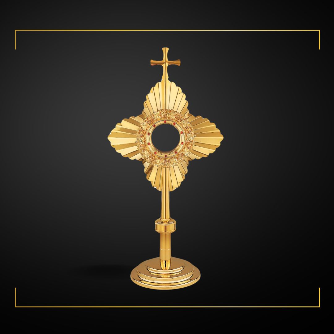 Contemporary Monstrances Made in Poland and sold by The Clergy Store