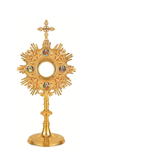 Traditional Monstrance Made in Poland and sold by The Clergy Store