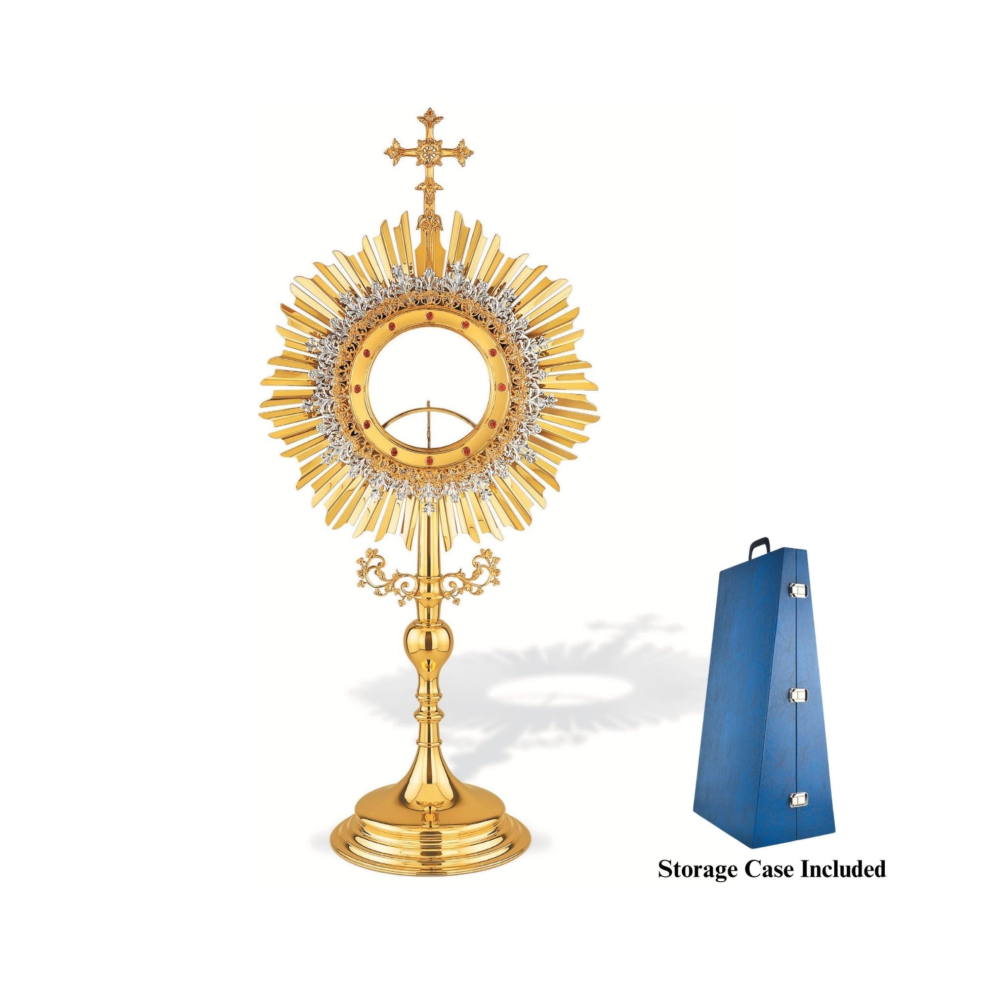 Contemporary Monstrance with Larger host Made in Poland and sold by The Clergy Store