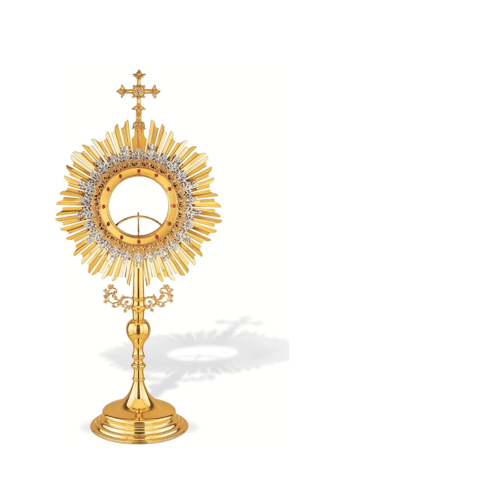 Contemporary Monstrance with Larger host Made in Poland and sold by The Clergy Store