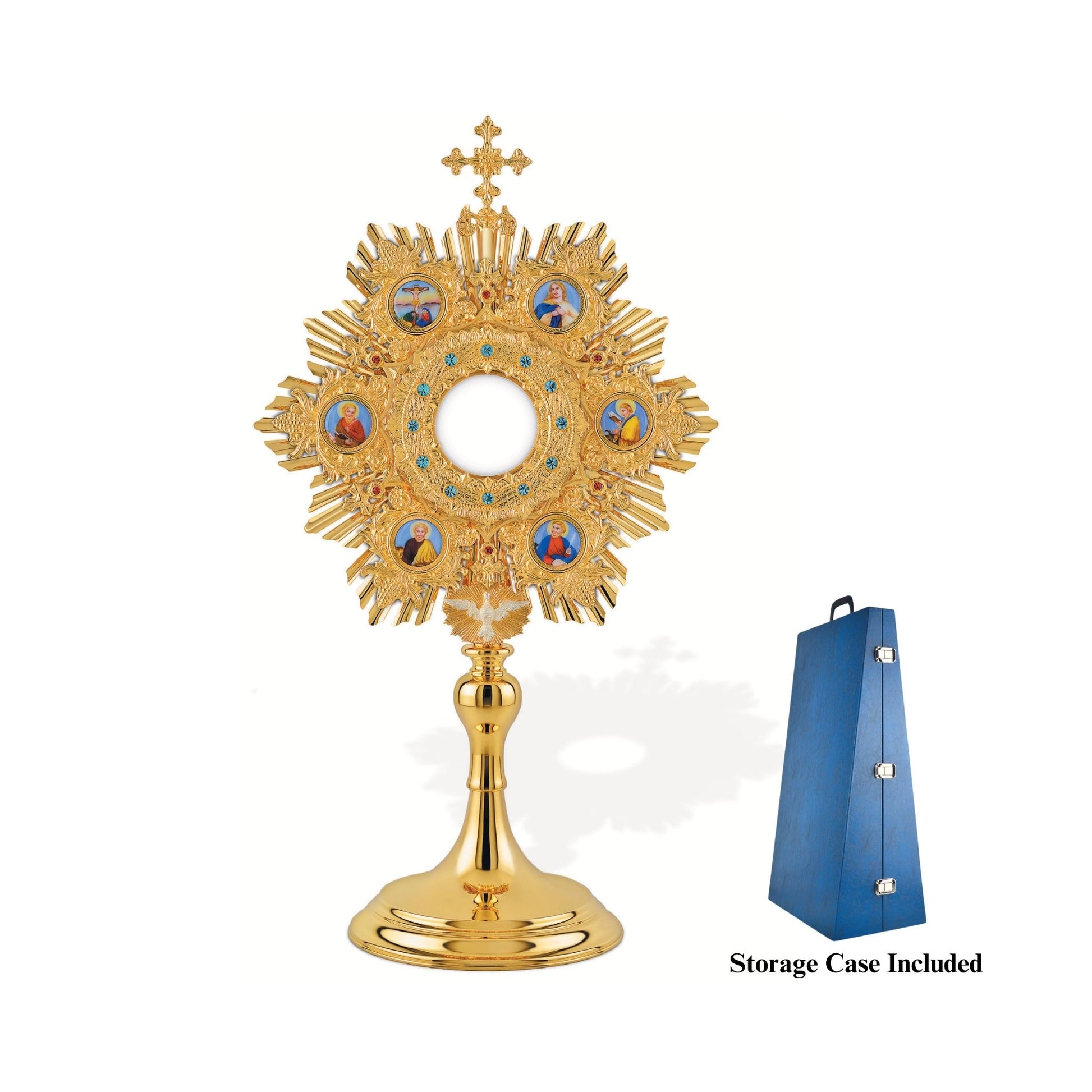 Traditional Monstrance 469 Made in Poland and sold by The Clergy Store