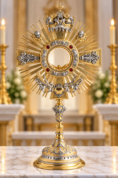 Monstrance by Mollica Italy style #5071