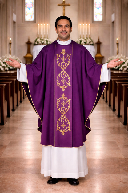 Chasuble | Embroidered Orphrey | A508