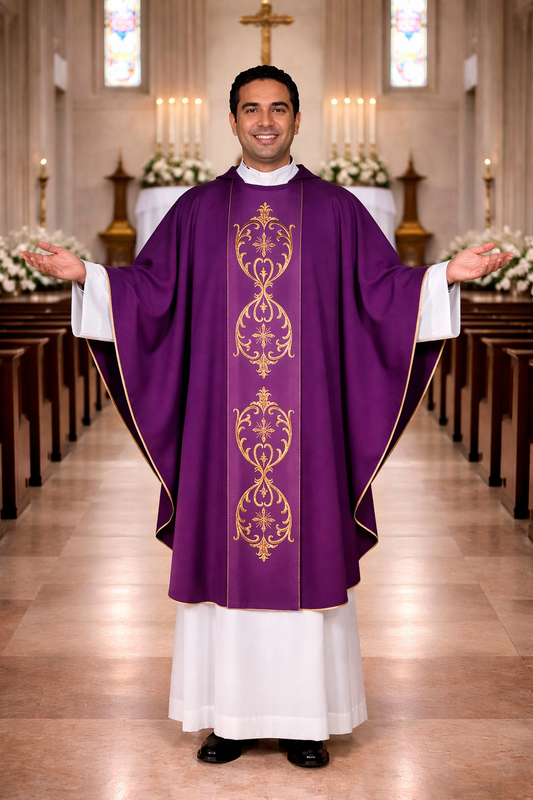 Chasuble | Embroidered Orphrey | A508