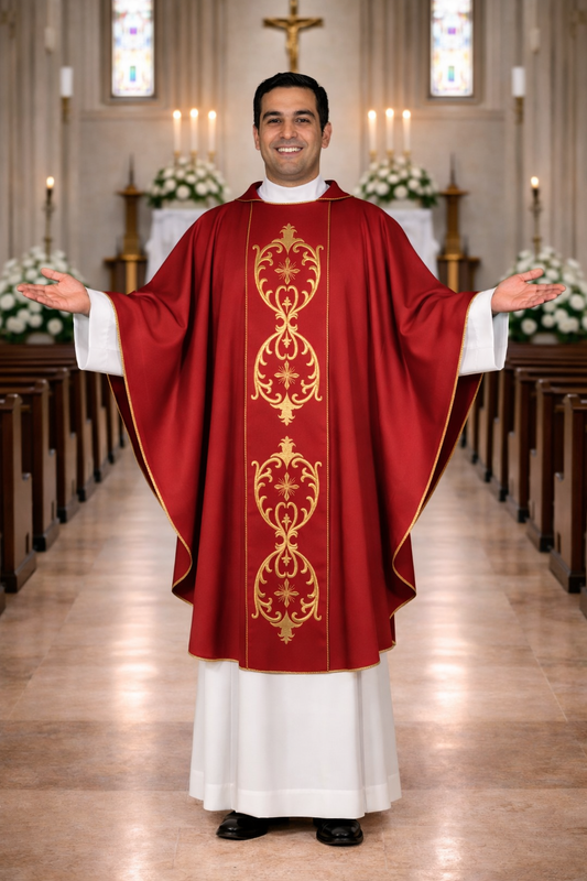 Chasuble | Embroidered Orphrey | A508