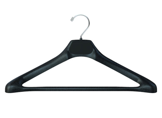 Chasuble, Albs, Dalmatics black hangers with chrome hook.