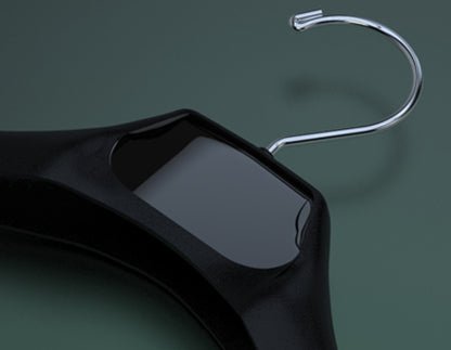 Chasuble, Albs, Dalmatics black hangers with chrome hook.